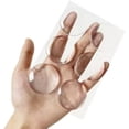 thumbnail image 1 of 6 Pack 2" Clear Door Stoppers for Wall, Large Round Reusable Transparent，Round Wall Shield Cushion, Quiet Wall Protector for Door Handle, Guard Door Bumper Silencer Self - Adhesive$$Hardware, 1 of 8