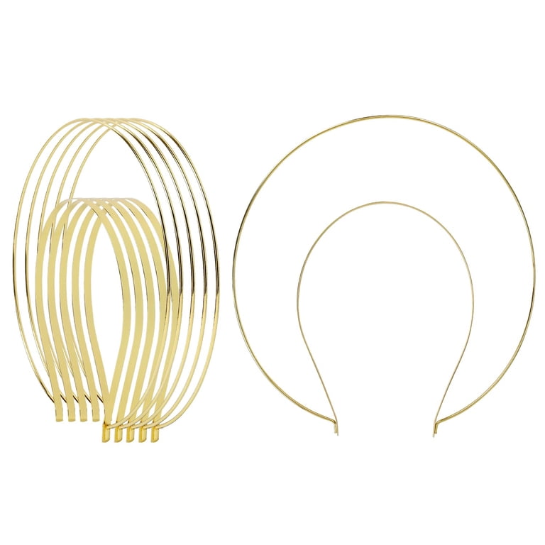 6 Pack 2 Layer Metal Gold Queen Goddess Angel Halo Crown  display picture 1