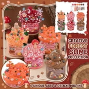 6 Pack 2026 Mixed peachybbies slime Kit, Multi-Type Cloud & Bingsu Slime Advent Calendar, Halloween Surprise Present for Kids-D