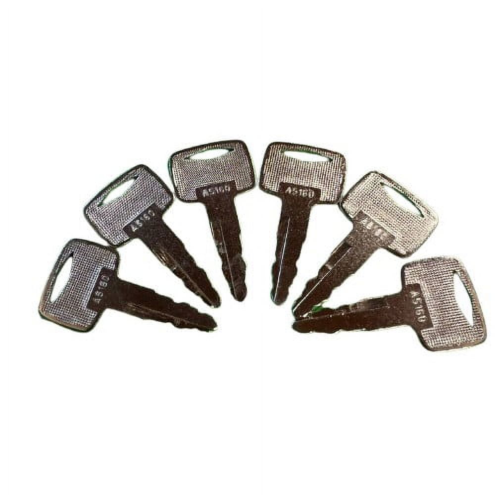 6 Pack 23 91A0701910 A5160 Ignition Keys for Mitsubishi Caterpillar