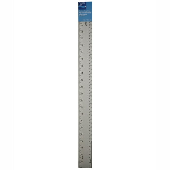 Artist's Loft 24" Aluminum Straight Edge Ruler, 6 Pack