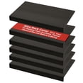 thumbnail image 1 of 6-Pack 24x12" Wire Rack Covers – Imitation Wood, Easy Install for Pantry, Kitchen & Closet(Black), 1 of 8