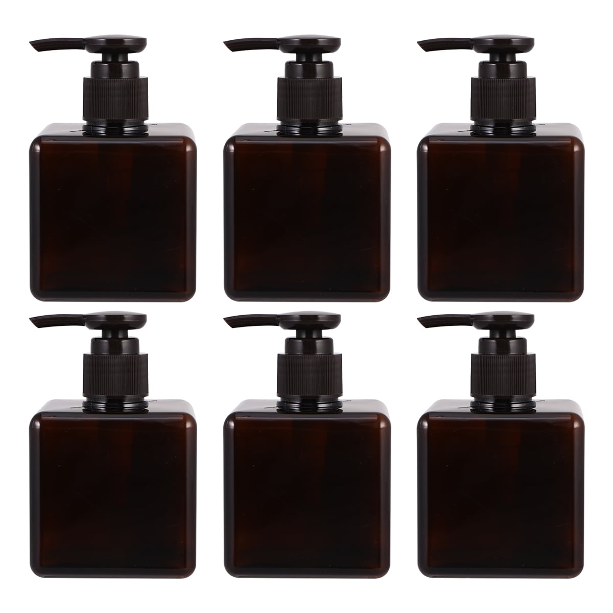 6-Pack 250ml Empty Pump Bottles for Shampoo, Shower Gel, and Liquid ...