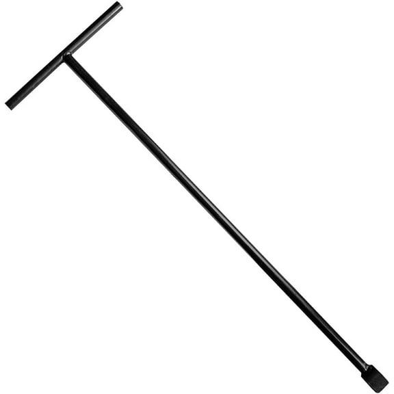 6-Pack 28" Steel Curb Key for Underground Stop & Waste Valves, Water Meters - FASHENG 53266