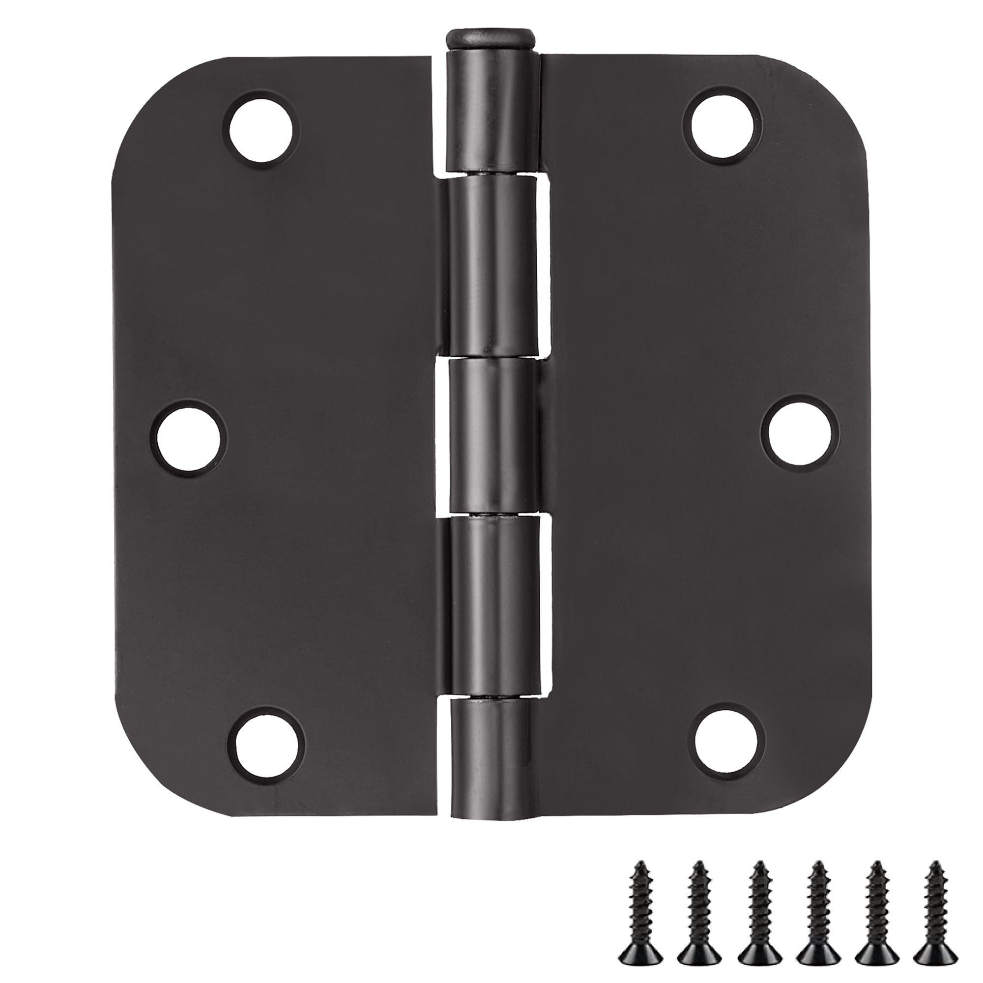 Design House Steel Rounded Standard Fit Interior Door Hinges (6-Pack)