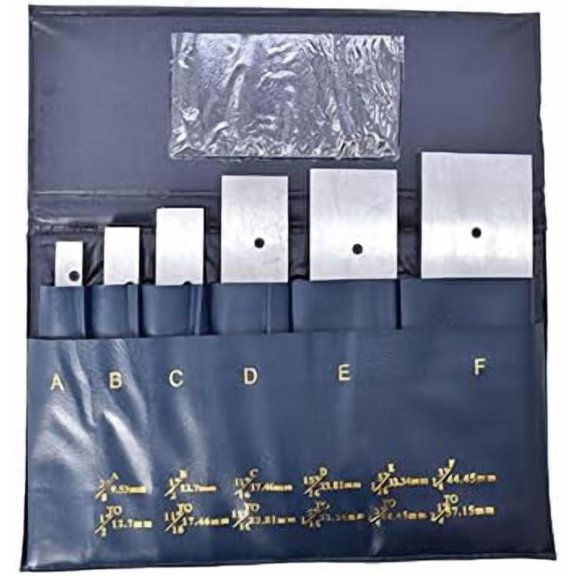 6-Pack 3/8In - 2-1/4In Adjustable Precision Parallel Measurement Set$$Tools