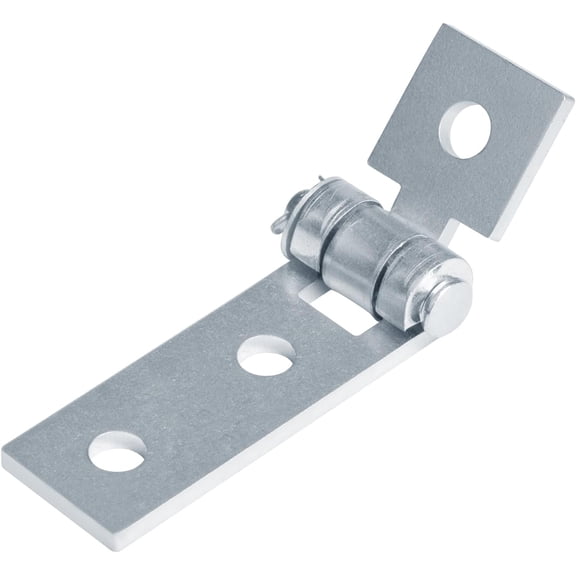 6 Pack 3 Hole Adjustable Hinges, 1-5/8" Strut Channel Angle Bracket, 7/32" Thick