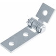 thumbnail image 1 of 6 Pack 3 Hole Adjustable Hinges, 1-5/8" Strut Channel Bracket Fitting, 7/32" Thick, 1 of 5