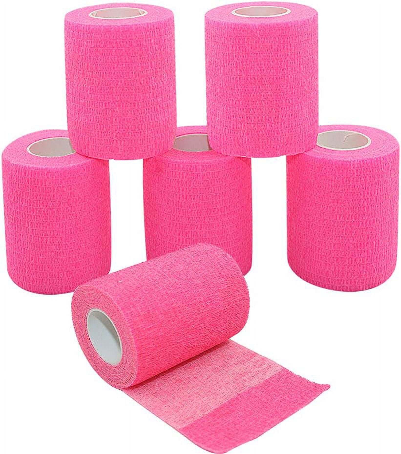 [6 Pack3"x5Yards] Self Adhesive Bandage Wrap,Athletic Tape,Sports Tape