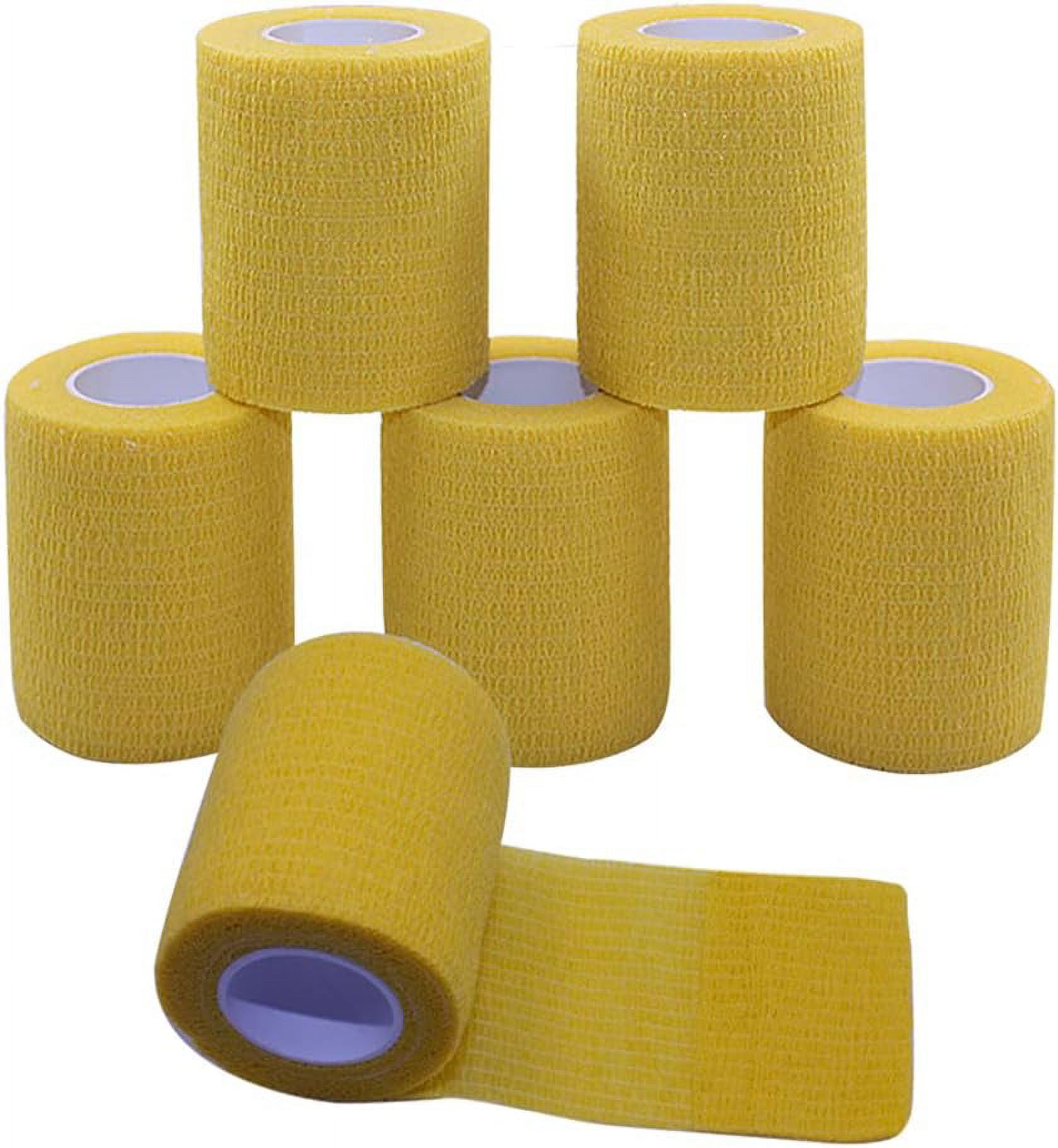 [6 Pack3"x5Yards] Self Adhesive Bandage Wrap,Athletic Tape,Sports Tape