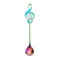 thumbnail image 1 of 6 Pack 304 Stainless Steel Music Note Spoons | Creative Guitar Shaped, Leaf, and Cat Stirring Spoons - Ideal for Coffee, Tea, Desserts, and Milkshakes, 1 of 8