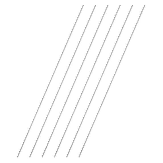 6 Pack 304 Stainless Steel Round Rod 3/64" Diameter 12" Length Solid Rod