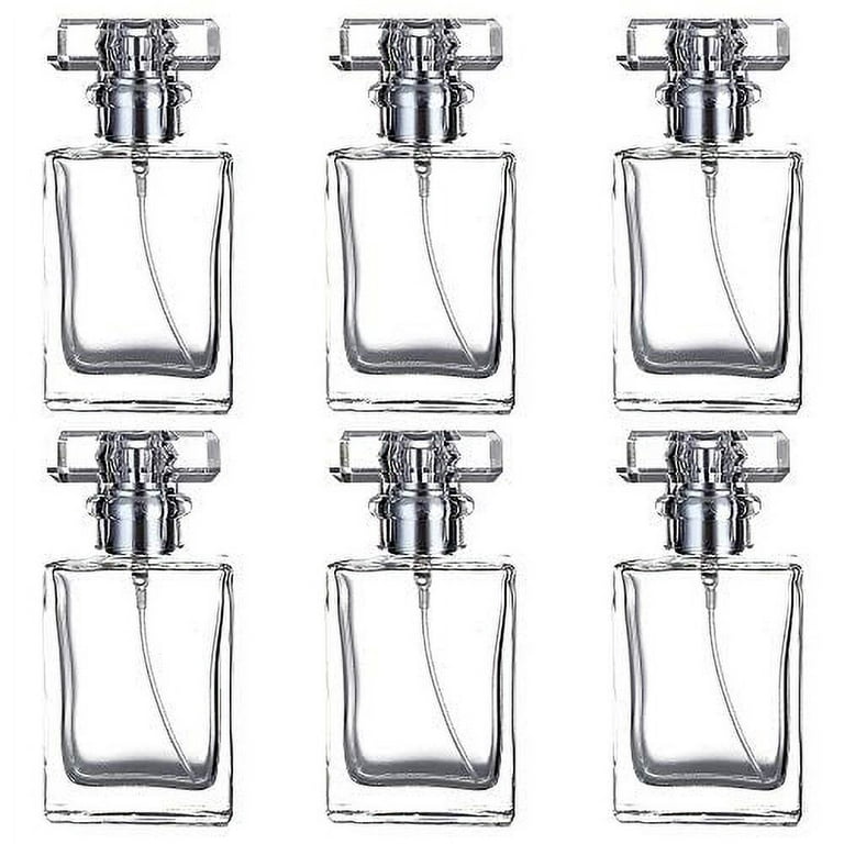 Fragrance Square Crystal Empty Perfume Spray Glass Bottles 30ml