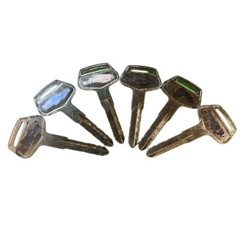 6 Pack 38# PC200-7 Keys for Komatsu Heavy Equipment Heavy Excavator PC220-7 PC300-7 PC400-7 PC130-7