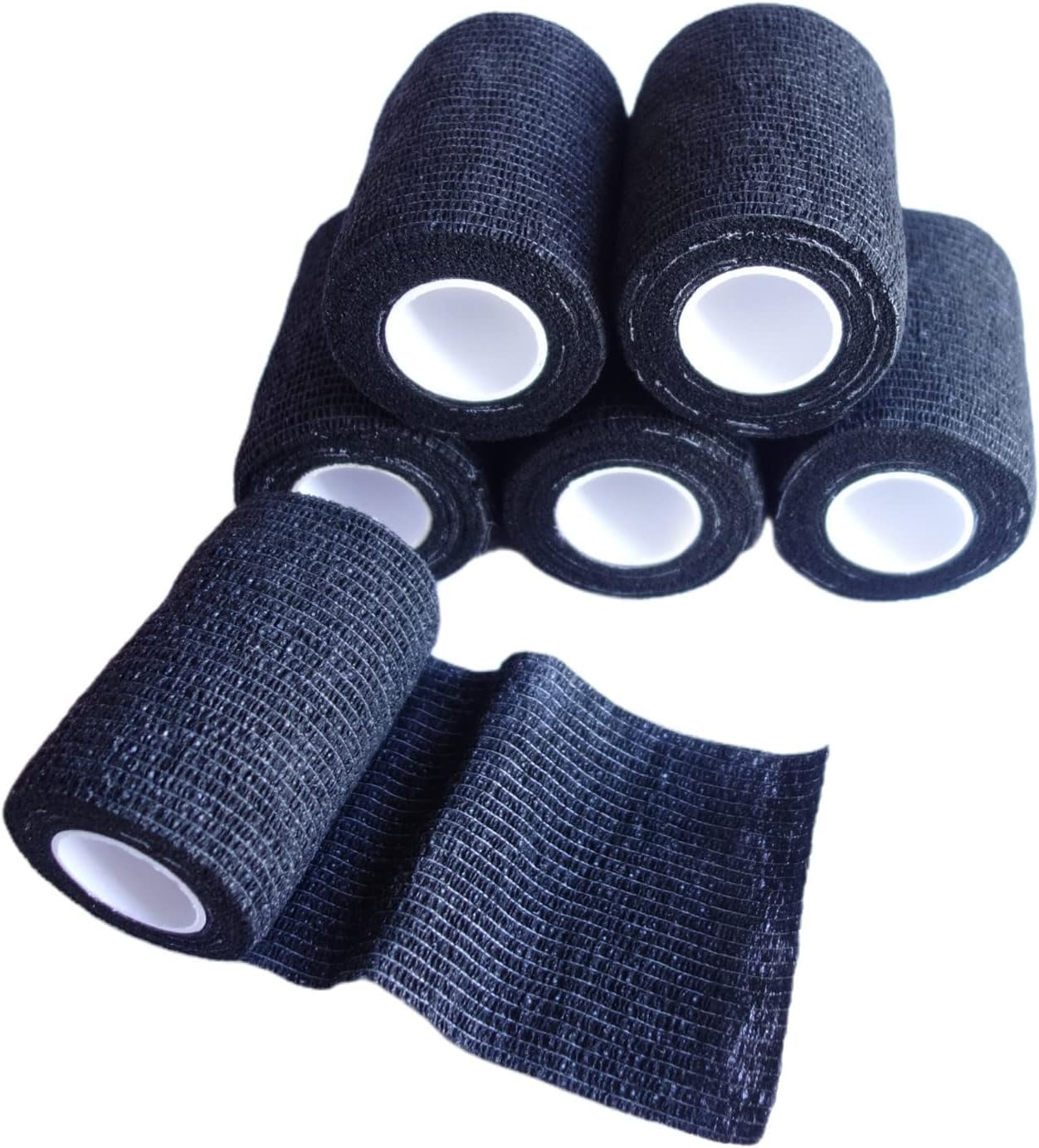 Image showcasing 6 Pack 3inch x 5 Yards Self Adhesive Bandage Wrap Breathable Cohesive ...