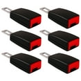 thumbnail image 1 of Riverwind 6 Pack 4.7" Seat Belt Buckle Extender, Seat Belt Buckle for Cars, Universal Fit, Black (7/8" Tongue Width), 1 of 7