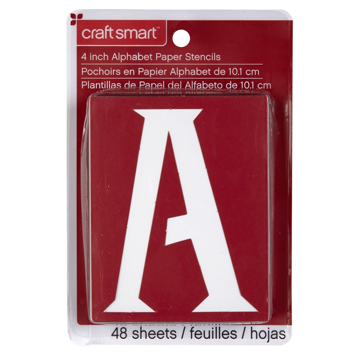 Craft Smart 4" Genie Alphabet Paper Stencils, 6 Pack