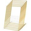 thumbnail image 1 of 6 Pack 4 x 6 Acrylic Gold Frame. Slanted Back Table Sign Holder for Wedding Table Numbers. Restaurant Signs. Photos and Art Display new, 1 of 5