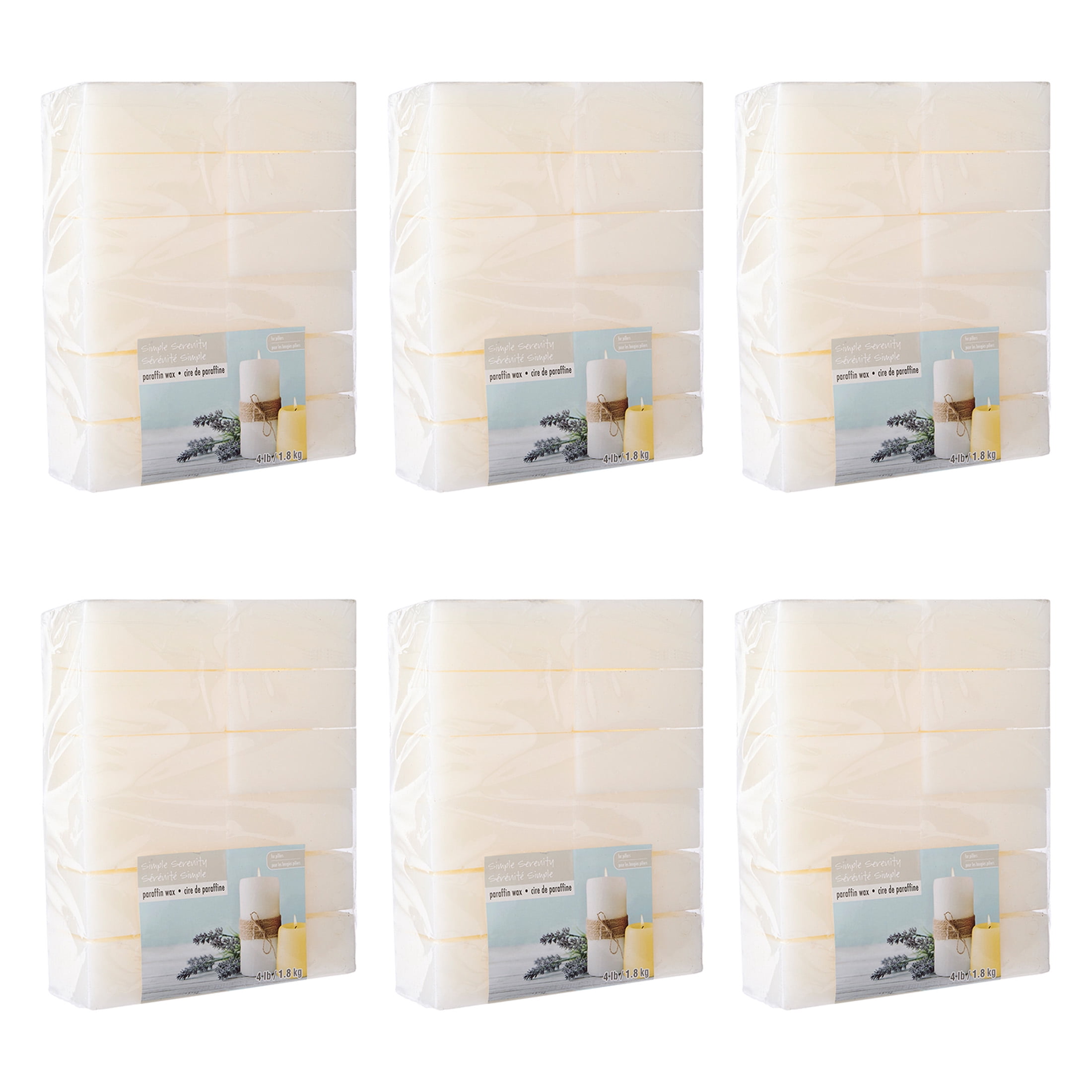 6 Pack: 4lb.  Paraffin Wax for Pillars by Make Market