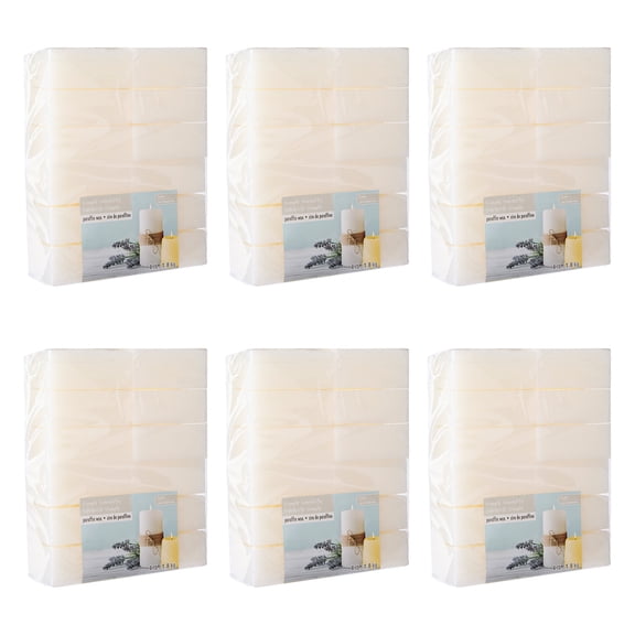 6 Pack: 4lb.  Paraffin Wax for Pillars by Make Market