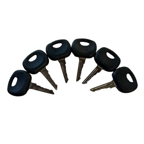 6 Pack 59# 14685 5755026 Ignition Keys for Bomag Deutz Rammax Vibromax Wacker Heavy Equipment Ignition