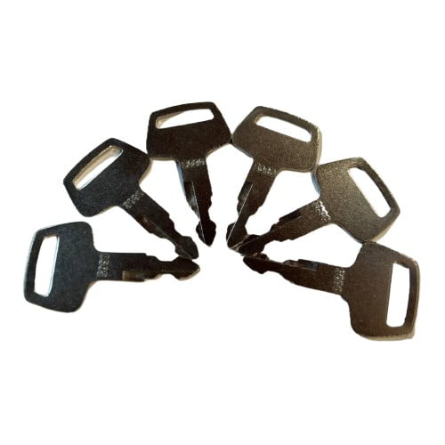 6 Pack 66# 5080 069027029 Keys for Case IHI Excavator Heavy Equipment Ignition Chieftain, Marooka
