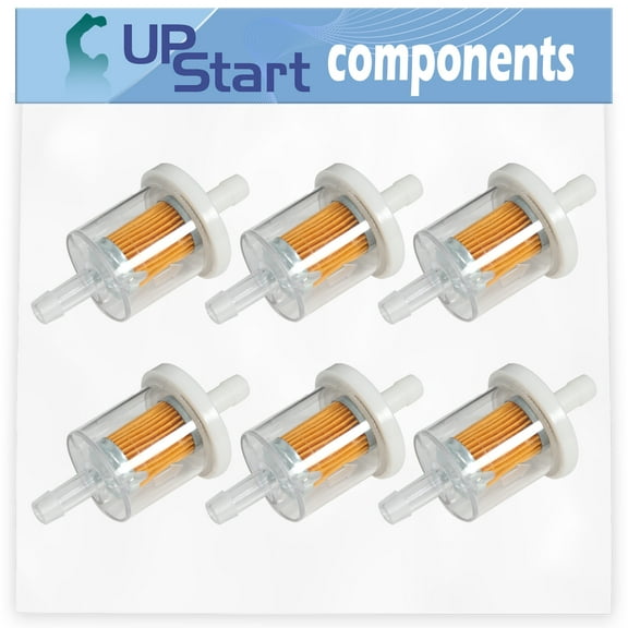 6-Pack 691035 Fuel Filter Replacement for Bobcat 442221 ZTM 219 - Compatible with 493629 Fuel Filter 40 Micron