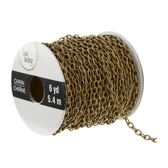 6 Pack: 6yd. Oxidized Brass Chain Spool by Bead Landing