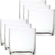 6 Pack 7" Square Vase by Ashland