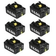 thumbnail image 1 of 6 Pack 8.0Ah Replacement for Makita 18V Battery Compatible with Makita Battery Fits for Makita Battery 18V Cordless Power Tools and Chargers BL1860B BL1830B BL1840B BL1850B BL1815 BL1820 BL1825, 1 of 7