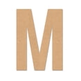 thumbnail image 1 of 6 Pack: 8" MDF Block Letter by Make Market, 1 of 1