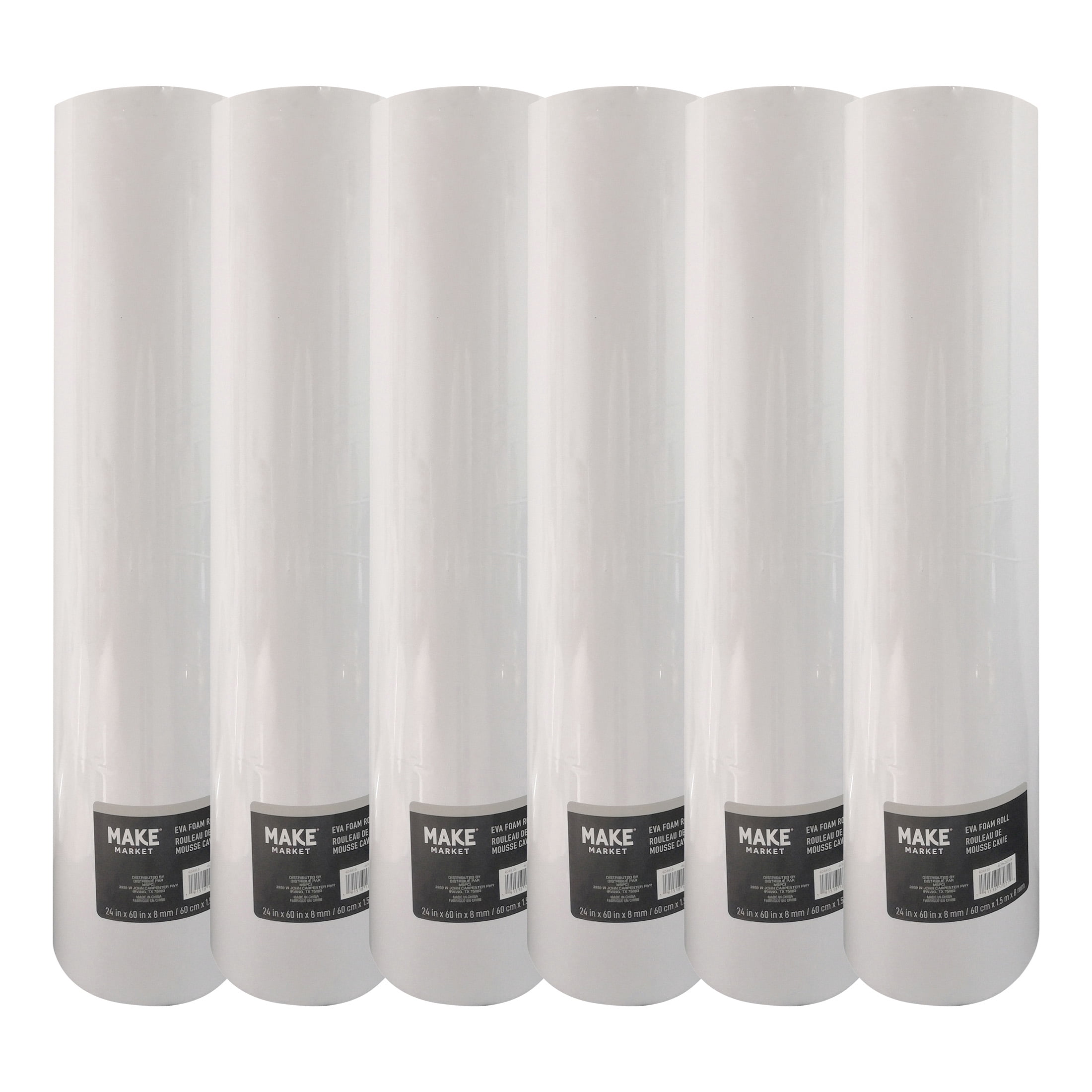 6 Pack: 8mm EVA Foam Roll by Make Market