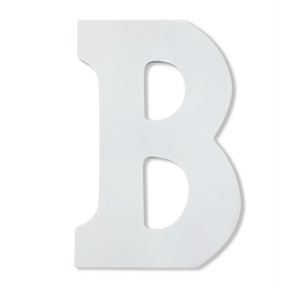 6 Pack: 9" White MDF Whimsy Letter by Make Market