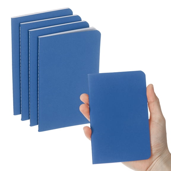 6 Pack A6 Notebook, A6 Journal Mini Notebook Pocket Kraft Memo Notepads Lined Sketchbook Small 3.5x5.5 Inch 30 Sheets for Men Women Office Supplies Purse Travelers, Dark Blue