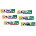 thumbnail image 1 of 6 Pack - AIM Toothpaste Whitening Fresh Mint Gel 5.5 oz Each, 1 of 5