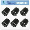 thumbnail image 1 of 6-Pack AM107423 Oil Filter Replacement for Cub Cadet M48-KW (53BB5DAV150) (2003) Tank 19 Hp Kawasaki - Compatible with 49065-2071 49065-7010 Oil Filter, 1 of 4