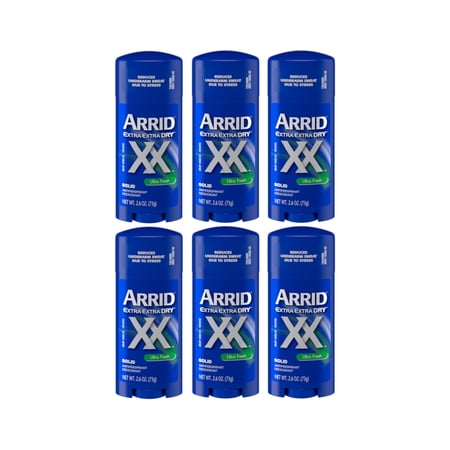 Pack of (6) Arrid Antiperspirant and Deodorant, Ultra Fresh - 2.6 Oz