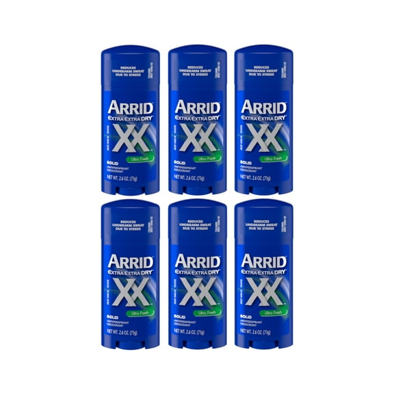Pack of (6) Arrid Antiperspirant and Deodorant, Ultra Fresh - 2.6 Oz