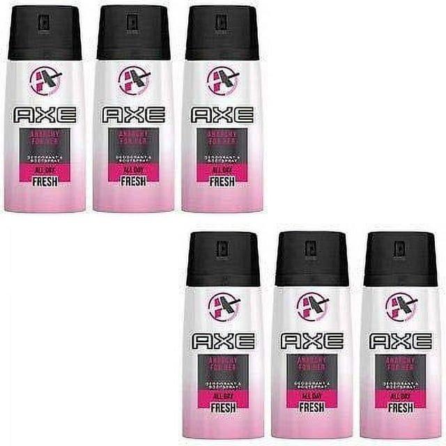 AXE Anarchy for Her Fine Fragrance Deodorant Body Spray, 6 Pack, 4 Oz