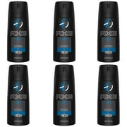6 Pack AXE Bodyspray Anarchy for Him 4 oz