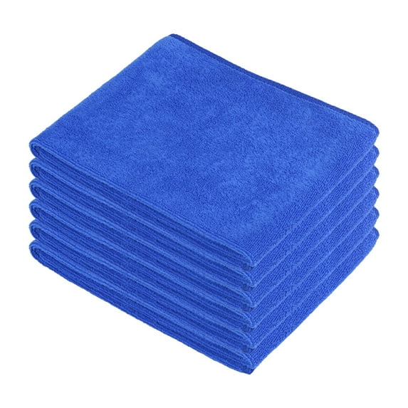 6 Pack Absorbent Bath Towel 12x24in Super Soft Quick Dry Thickened Durable Multi Purpose Face Hair Kitchen Car Wash Cleaning Cloth Set for Home Travel Easy Care Machine Washable