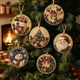 thumbnail image 1 of 6 Pack Acrylic Christmas Ornament DIY Diamond Painting Kit, Pearl Art Kit for Adult, Hanging Diamond Art Ornament Set, Xmas Tree Decor Craft Gift, 1 of 5