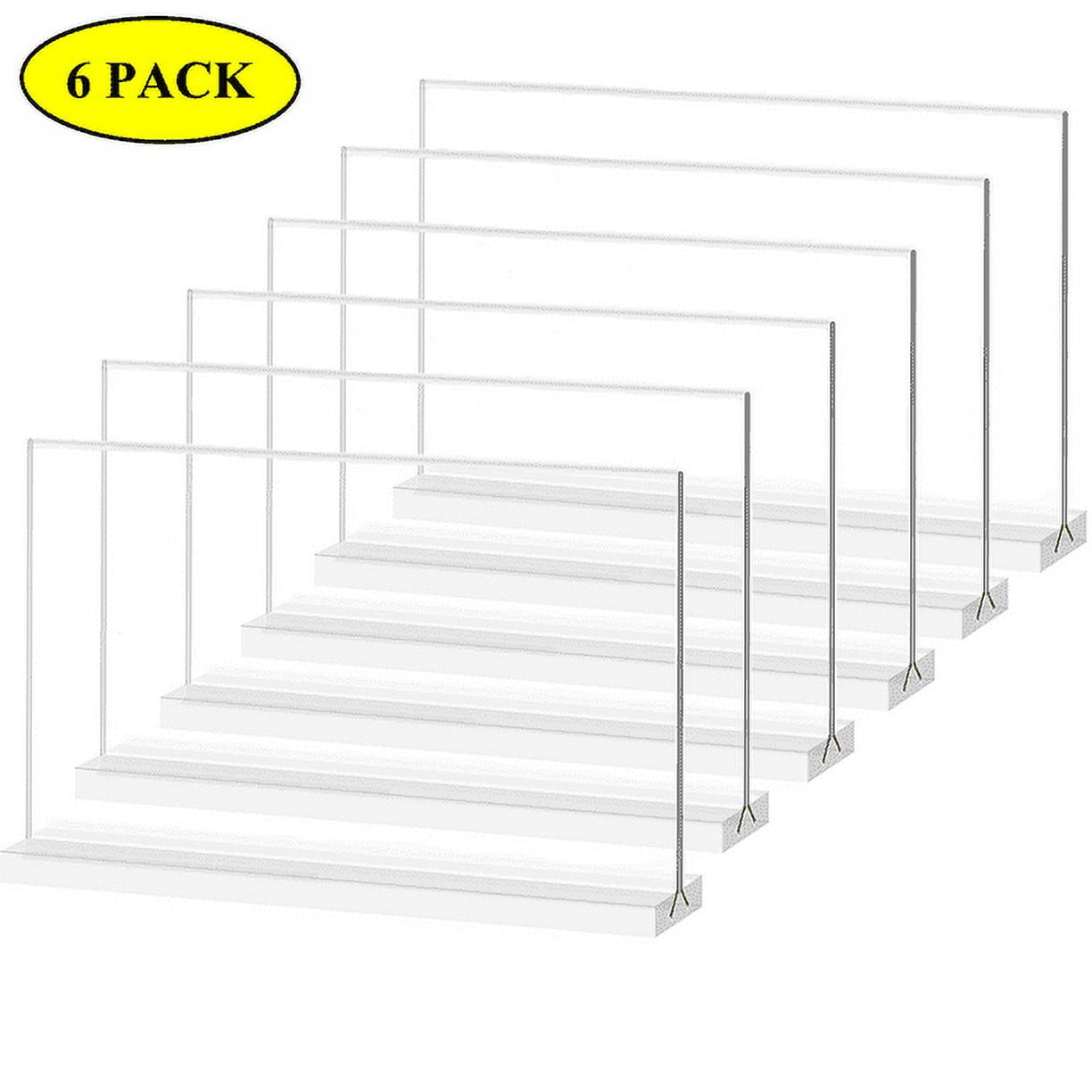 6 View Acrylic Table Stands (12 Pack) – GOODSMART