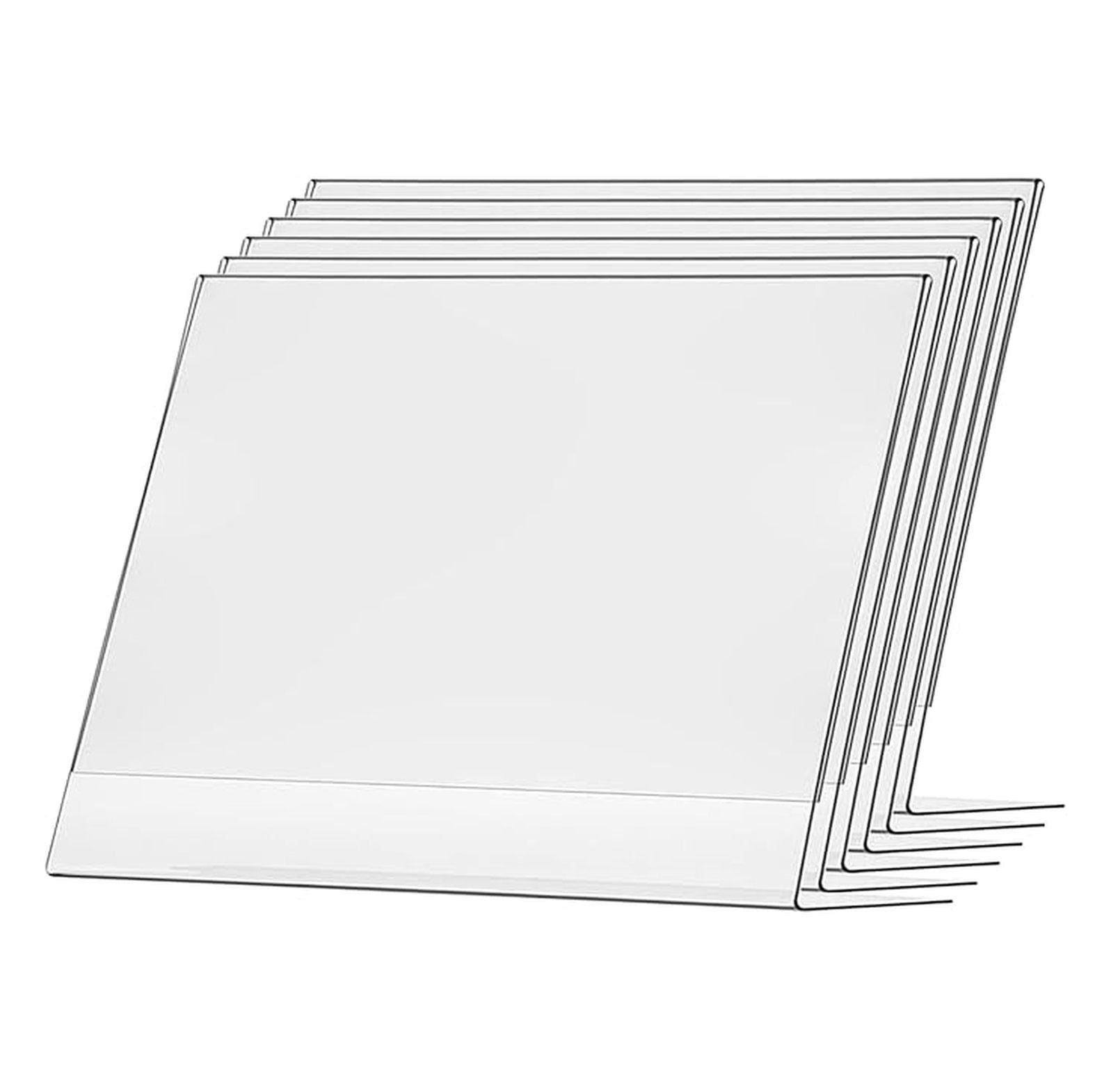 6 Pack Acrylic Sign Holder for 14