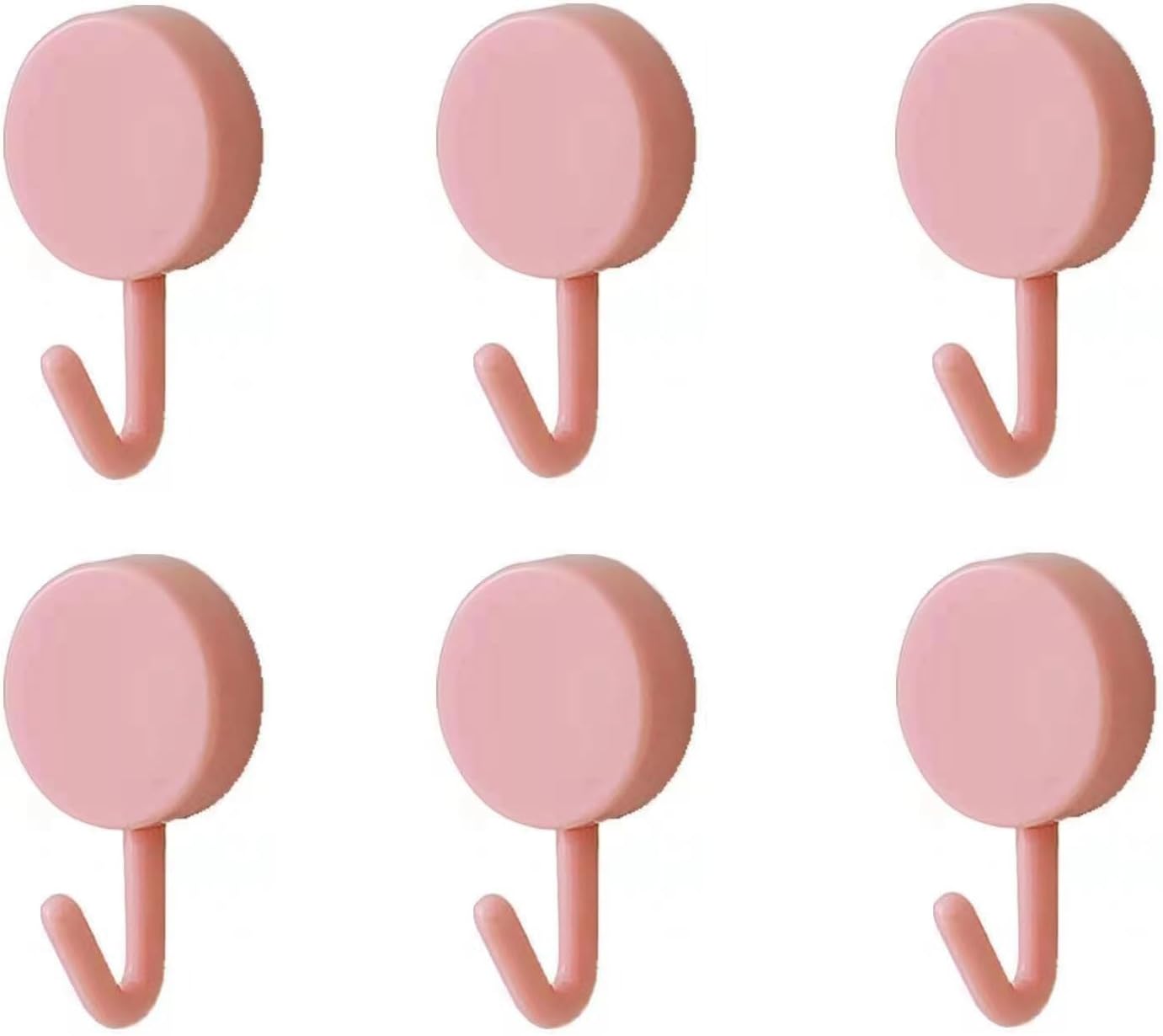 6 Pack Adhesive Hooks Cute Utility Hooks, Key Hooks for Wall Decorative