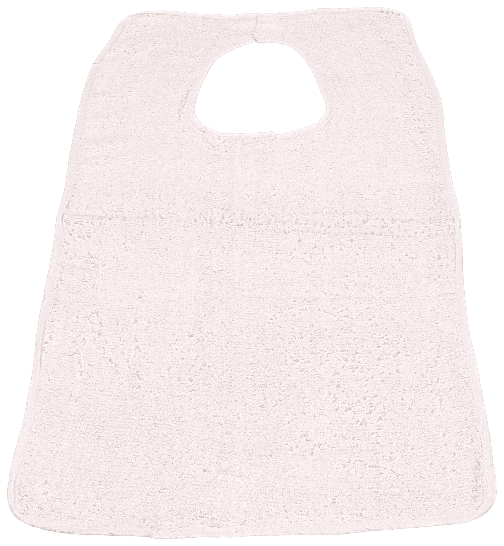 Star Linen 6 Pack Adult Bibs, White Terrycloth, Machine Washable ...