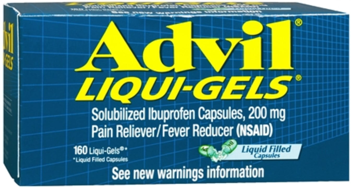 6 Pack - Advil Liqui-Gels 160 ea