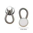 thumbnail image 1 of 6-Pack Alloy Button Extenders for Jeans, Shirts & Collars - No Sewing Adjustable Waistband Extender, Elastic Button Extender for Pants, Dresses & Trousers, Easy Slide-On Design, 1 of 6