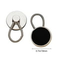 thumbnail image 1 of 6-Pack Alloy Button Extenders for Jeans, Shirts & Collars - No Sewing Adjustable Waistband Extender, Elastic Button Extender for Pants, Dresses & Trousers, Easy Slide-On Design, 1 of 3