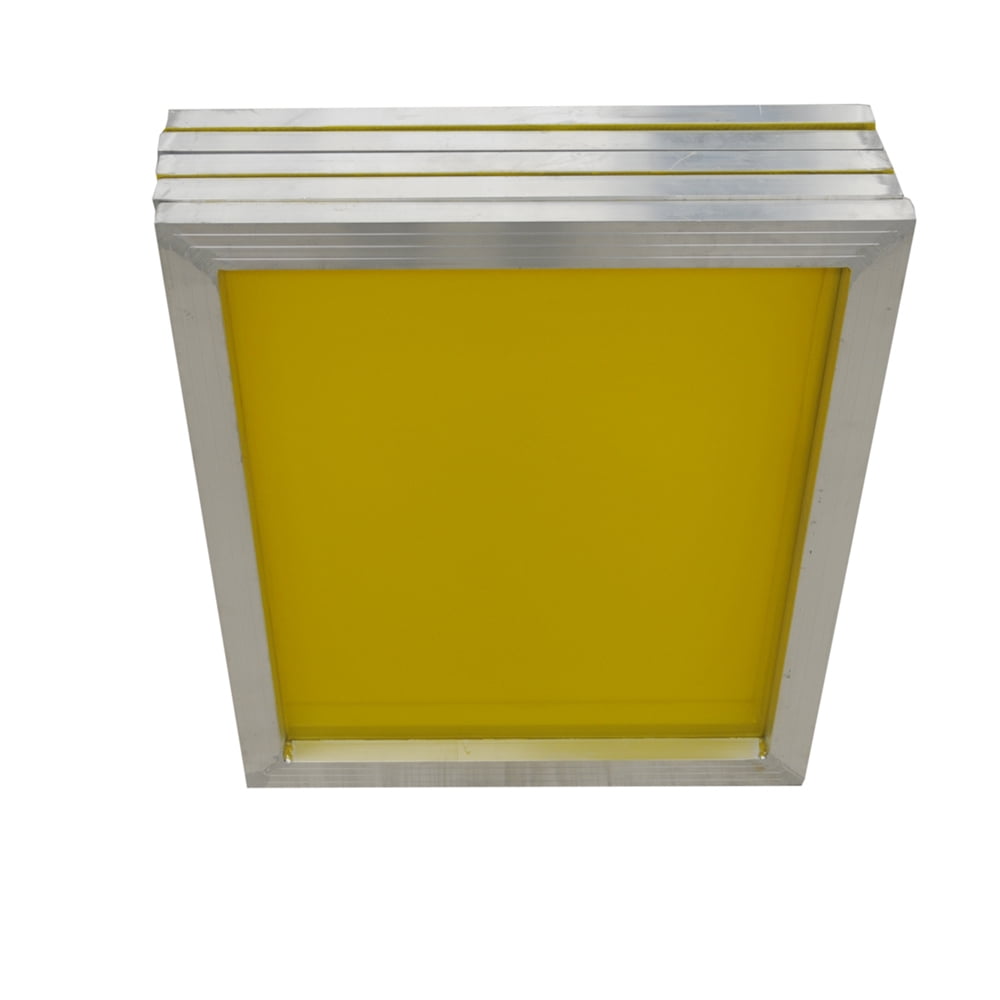 6 Pack Aluminum Silk Screen Frame with 305 Yellow Mesh 23